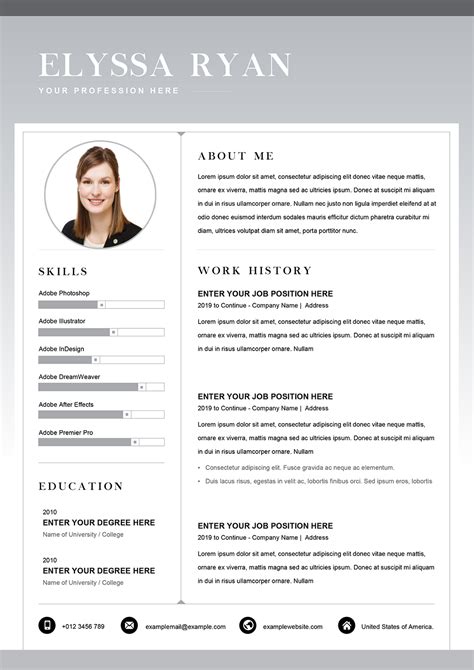 Functional Resume Word Template Cv Templates In Word To Download