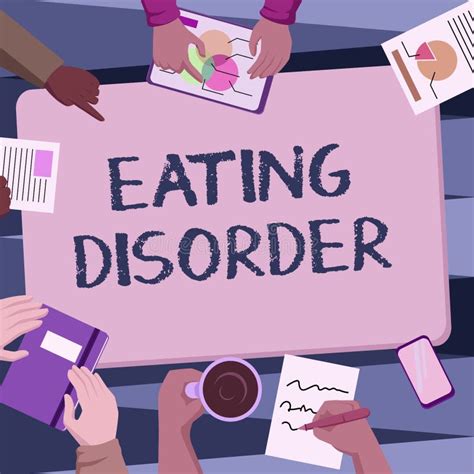 Conceptual Caption Eating Disorder Business Showcase Characterized By Abnormal Or Disturbed
