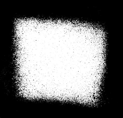 4 Grunge Spray Frame Square (PNG Transparent) | OnlyGFX.com