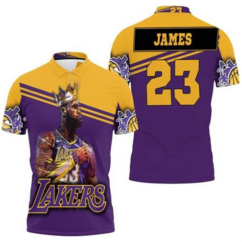 King Lebron James 23 Los Angeles Lakers Nba Western Conference 3d All