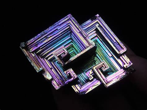 54 G Rare Rainbow Titanium Bismuth Specimen Mineral Gemstone Crystal