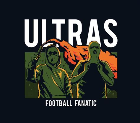 Supporter De Football De Lillustration Des Ultras 6521360