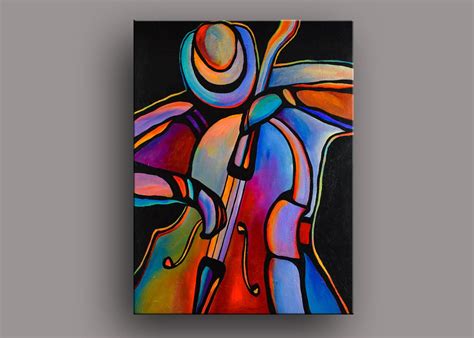 30 X 40 Original Acrylic Paintings Abstract Jazz Etsy Abstract