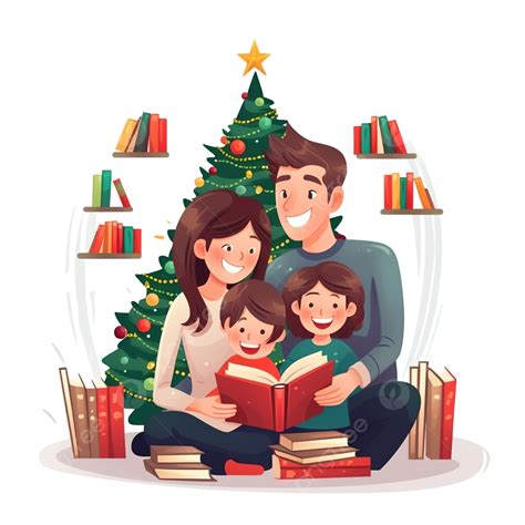 Familia Feliz Pasa La Navidad En Casa Png Vacaciones En Familia Cuento De Navidad Mejores