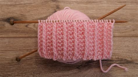 Двухсторонний узор для шарфа спицами Double Sided Knitting Pattern