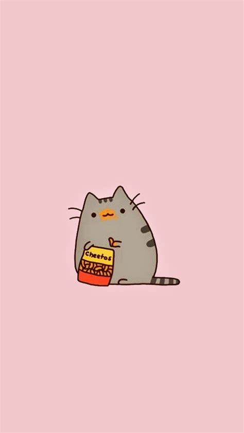 Hd wallpaper gray cat cartoon humor marshmallows quote. Pusheen Wallpapers ·① WallpaperTag