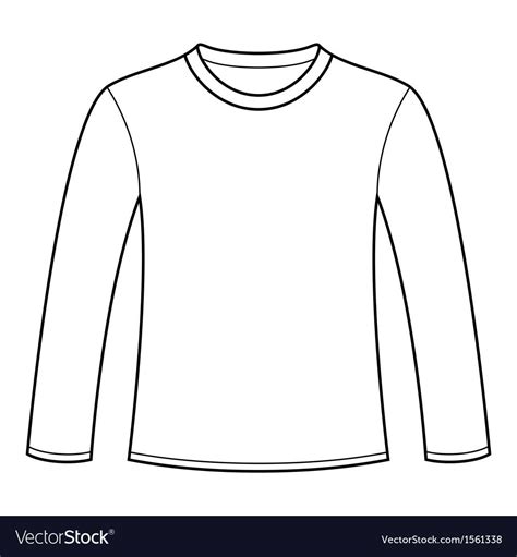 Blank Long Sleeve T Shirt Template Free ~ Free Mock-up