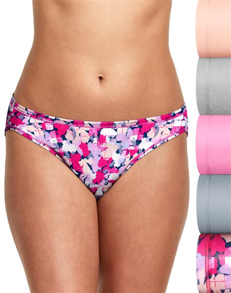 Hanes Ultimate Bikini Pack Women Panties Comfortsoft Stretch Underwear