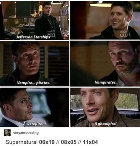 Dean Naming Things Supernatural Quotes Supernatural Bloopers Supernatural