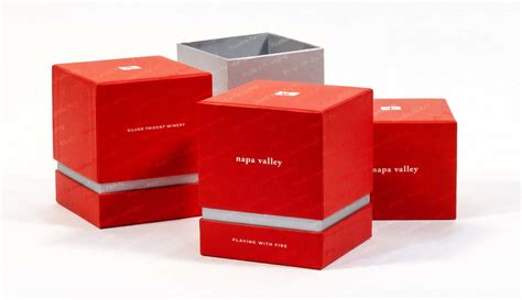Rigid Candle Boxes Custom Packaging Blue Box Packaging