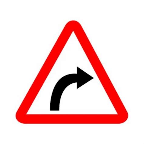 Right Hand Curve Sign