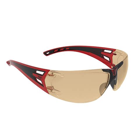Jsp Forceflex 3 Redblack Amber Tinted Glasses Uk