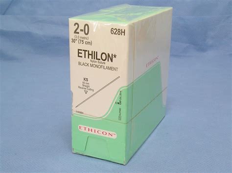 Ethicon 628h Ethilon Suture 2 0 30 Ks Reverse Cutting Da Medical