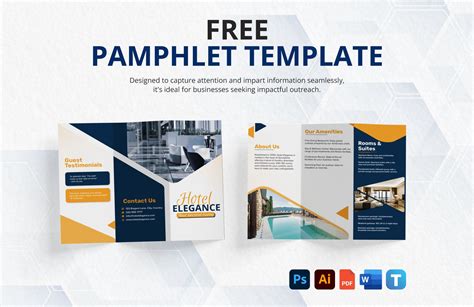 Free Pamphlet Template Download In Word PDF Illustrator PSD