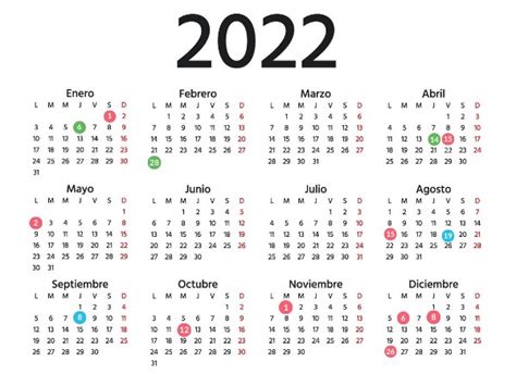 Calendario Laboral Málaga 2022