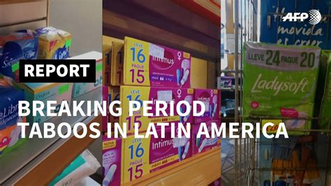 views from the bathroom talking period taboos in latin america i afp youtube