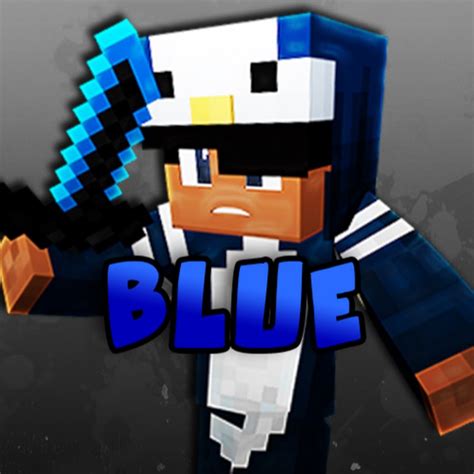 Blue Minecraft Youtube