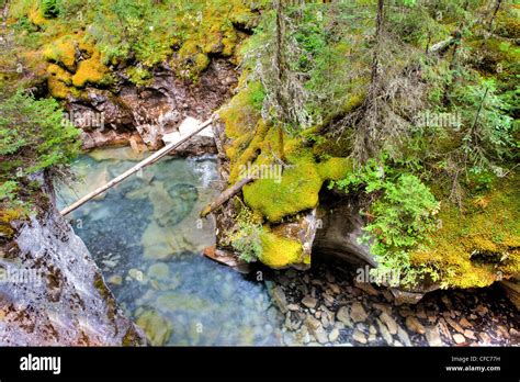 Johnston Canyon Banff National Park Alberta Canada Stock Photo Alamy