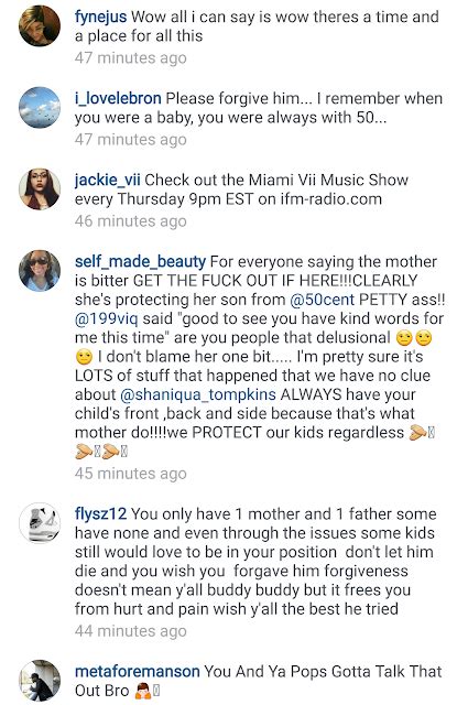 Cents Baby Mama Lashes Out At Him For Talking To Their Son On Ig