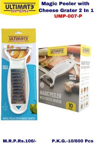 Ultimate Magic Peeler With Cheese Grater 2 In 1 In Abs Body At Rs 35