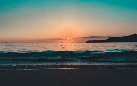 1920x1080px 1080p Free Download Beach Evening Sunset Seascape