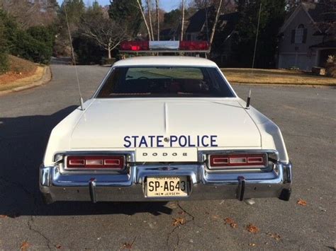 1977 Dodge Royal Monaco New Jersey State Police Car Very Authentic For Sale