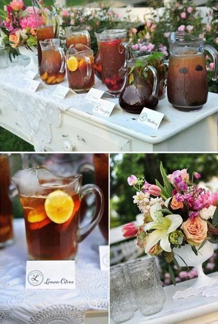 63 Ideas Wedding Ideas Food Stations Iced Tea Iced Tea Party Party