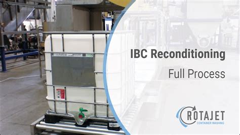 Ibc Cleaning Reconditioned Ibc Containers Full System Youtube