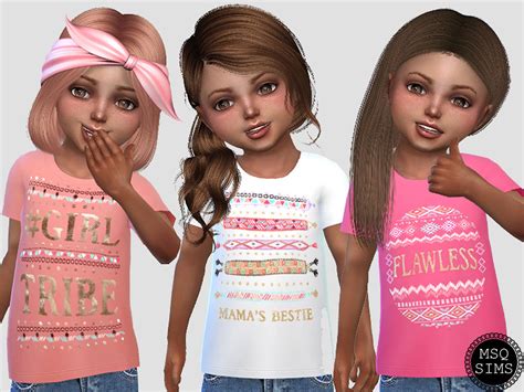 The Sims Resource Toddler T Shirt Collection 02