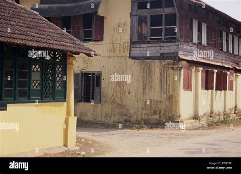 Historical Buildings In Fort Cochin Kerala Southern India Stock Photo