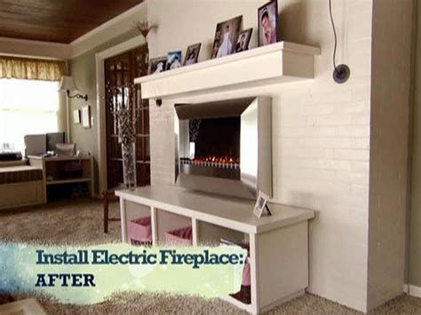 How to make a mantelfor electric fireplace. Install an Electric Fireplace With Custom-Built Mantel and ...