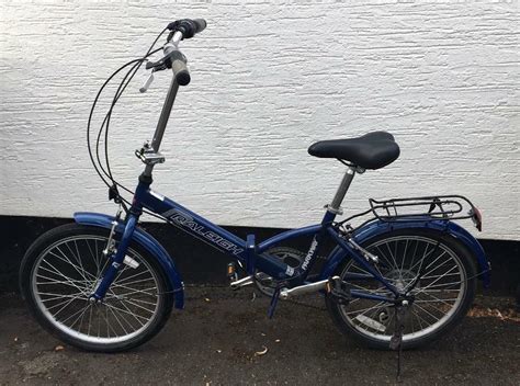 Raleigh Parkway Blue Fold Up Bike In Dawlish Devon Gumtree
