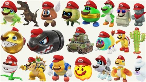 Super Mario Odyssey All Bosses Names