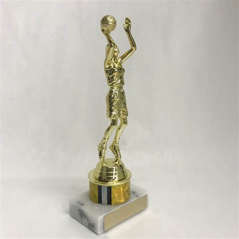 Value Basketball Trophy With 1 Inch Color Column By Athletic Awards