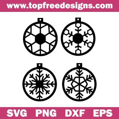 Christmas Ornaments Svg Free - TopFreeDesigns
