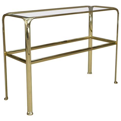 Nanda Vigo Console Table In Brass And Glass Italy Circa 1970 For Sale At 1stdibs