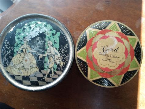 Vintage Powder Tins Etsy