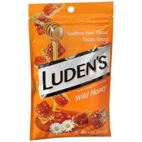 Ludens Wild Honey Throat Drops 30 Count For Sale Online Ebay