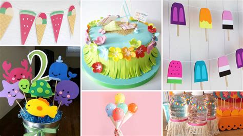 Sin mencionar que les permitirá compartir un momento agradable y divertido con los pequeños. Ideas para decorar fiesta de cumpleaños infantil en verano ...