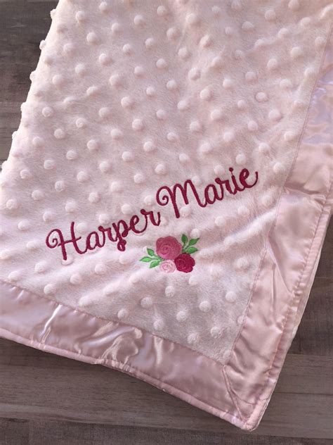 Personalized Baby Blanket Custom Baby Blanket Baby Name Etsy