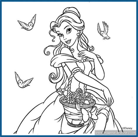 Dibujos Para Colorear De Princesas Disney Para Imprimir 791×788