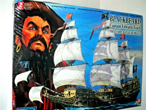 Lindberg Blackbeard Pirate Ship Model Kit 70858 Scale 1 250 New Sealed 2099515666