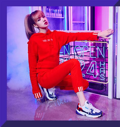 Lisa And Jennie For Adidas Korea Falcon Girl Lisa Blackpink Hot Sex Picture