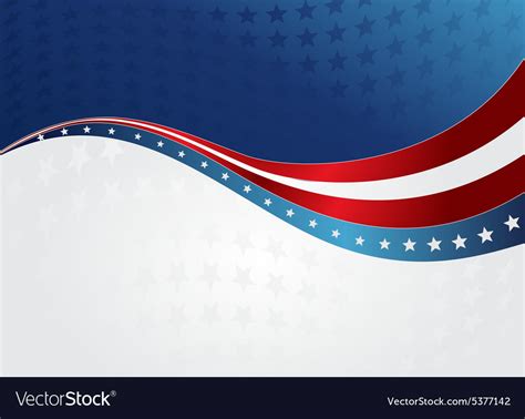 Abstract American Flag Royalty Free Vector Image