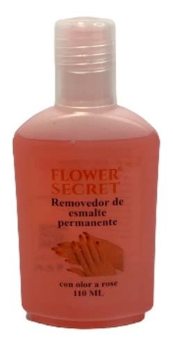 Remover De Esmalte Permanente Flower Secret 110 Ml Cuotas Sin Interés