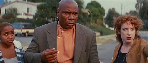 Herself, pulp fiction, miramax, 1994. Ving Rhames and Kathy Griffin in Pulp Fiction (1994) (With ...