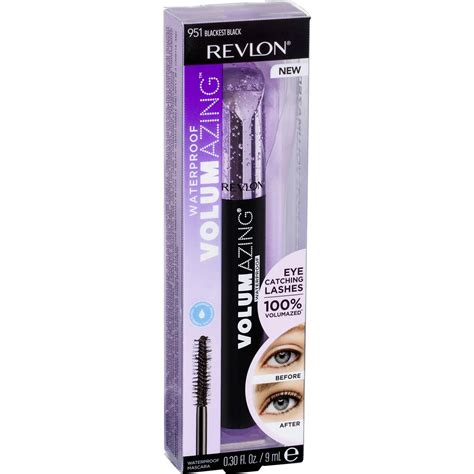 Revlon Volumazing Mascara Blackest Black Waterprooof Ml Woolworths