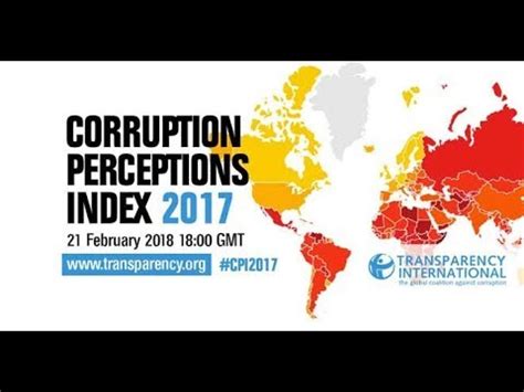 Since 1995, transparency international (ti) publishes the corruption perceptions index (cpi) annually ranking countries by their perceived levels of corruption, as determined by expert assessments and opinion surveys. Corruption Perception Index 2017 | Top 20 Least Corrupt ...