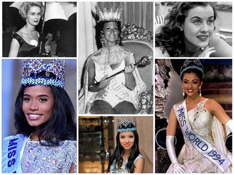 Evolution Of Miss World Crown