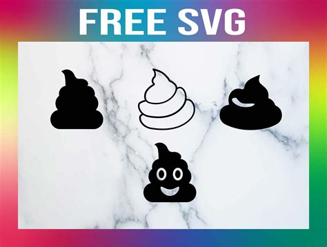 Free Poop Emoji Svg